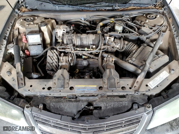 2004 Chevrolet Impala LS with VIN 2G1WH52KX49361495, listed as a Copart auction lot 43180995 with 129,705 mi miles and Salvage Title. Bid and sale history available at carsss.com. Image 13.