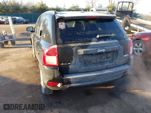 2012 Jeep Compass Latitude with VIN 1C4NJDEB5CD697957, listed as a IAAI auction lot 41807133 with 105,873 mi miles. Bid and sale history available at carsss.com. Image 3.