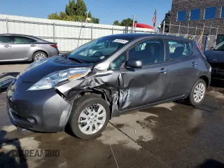 2017 Nissan LEAF SL with VIN 1N4BZ0CP8HC300957, listed as a Copart auction lot 74267414 with 53,594 mi miles and Salvage Title. Bid and sale history available at carsss.com. Image 1.