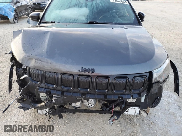 2022 Jeep Compass Altitude with VIN 3C4NJCBB2NT192731, listed as a Copart auction lot 79505664 with Not provided miles and Non repairable. Bid and sale history available at DreamBid. Image 12.