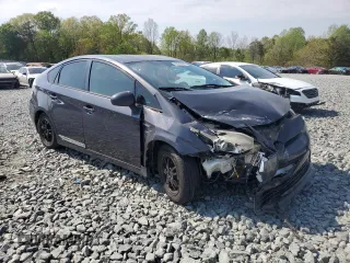 2012 Toyota Prius One with VIN JTDKN3DU7C1581293, listed as a Copart auction lot 53319285 with 181,618 mi miles and Salvage Title. Bid and sale history available at DreamBid. Image 4.