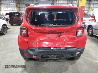 2017 Jeep Renegade Trailhawk with VIN ZACCJBCB1HPG54076, listed as a Copart auction lot 41420795 with 131,371 mi miles and Salvage title. Bid and sale history available at DreamBid. Image 6.