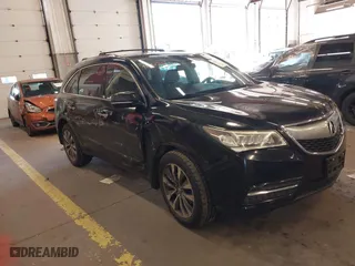 2014 Acura MDX Tech Pkg with VIN 5FRYD4H40EB001727, listed as a IAAI auction lot 41551709 with 67,954 mi miles. Bid and sale history available at carsss.com. Image 1.