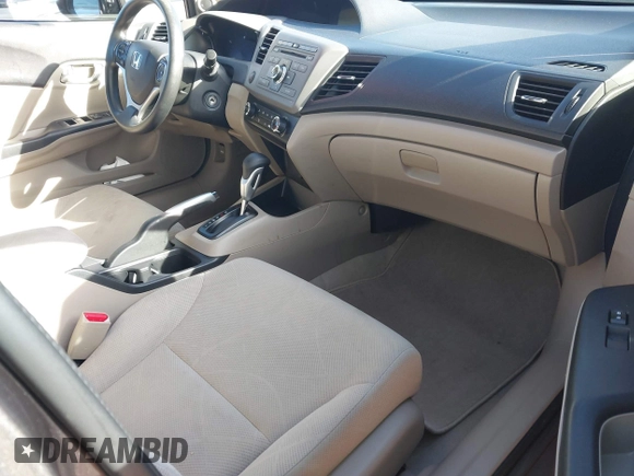 2012 Honda Civic EX with VIN 19XFB2F81CE380880, listed as a IAAI auction lot 41595729 with 118,286 mi miles and . Bid and sale history available at DreamBid. Image 5.