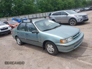 1994 Toyota Tercel DX z VIN JT2EL43T5R0418778, wystawiony jako IAAI lot #42269331 z przebiegiem 166 511 mil mil oraz . Historia ofert i sprzedaży dostępna na DreamBid. Obrazek 1.
