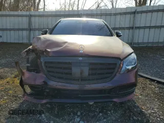 2019 Mercedes-Benz S 560 with VIN WDDUG8GB1KA460161, listed as a Copart auction lot 84056044 with 37,953 mi miles and Salvage Title. Bid and sale history available at DreamBid. Image 5.