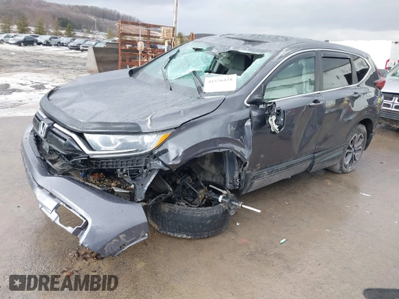 2020 Honda CR-V EX with VIN 2HKRW2H53LH640566, listed as a IAAI auction lot 41576428 with 88,813 mi miles. Bid and sale history available at carsss.com. Image 6.