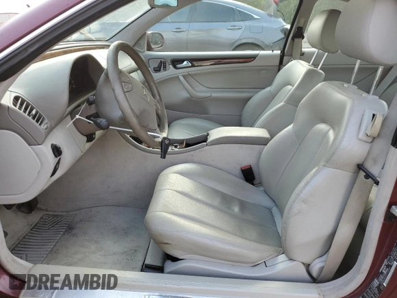 2000 Mercedes-Benz CLK 320/430 with VIN WDBLJ65G9YF120499, listed as a Copart auction lot 65742024 with 223,013 mi miles and Clean Title. Bid and sale history available at DreamBid. Image 7.