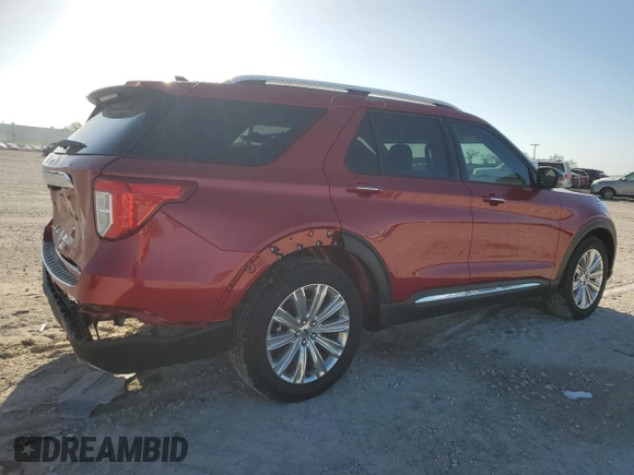 2024 Ford Explorer Limited with VIN 1FMSK7FH1RGA44047, listed as a Copart auction lot 79091034 with 6,137 mi miles and Salvage Title. Bid and sale history available at carsss.com. Image 3.