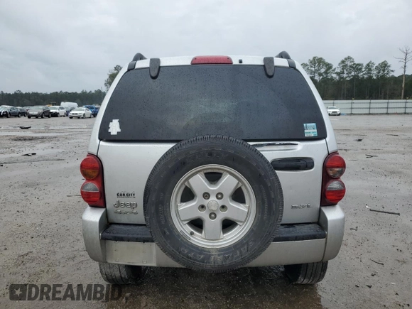 2007 Jeep Liberty Sport with VIN 1J4GL48K47W704870, listed as a Copart auction lot 42042765 with 200,605 mi miles and Salvage Title. Bid and sale history available at carsss.com. Image 6.