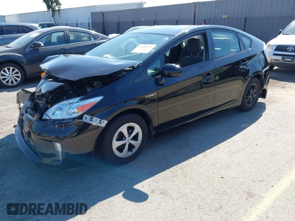 2015 Toyota Prius Four with VIN JTDKN3DU8F0438461, listed as a IAAI auction lot 41981713 with 120,257 mi miles. Bid and sale history available at carsss.com. Image 2.