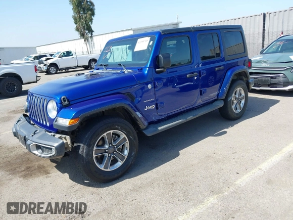 2018 Jeep Wrangler Unlimited Sahara z VIN 1C4HJXEG2JW211116, wystawiony jako IAAI lot #42250718 z przebiegiem 67 771 mil mil oraz . Historia ofert i sprzedaży dostępna na DreamBid. Obrazek 17.