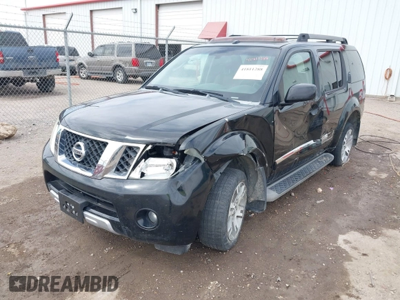 2008 Nissan Pathfinder S with VIN 5N1AR18U08C603446, listed as a IAAI auction lot 41811288 with 1 mi miles. Bid and sale history available at carsss.com. Image 2.