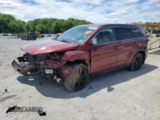 2019 Toyota Highlander SE with VIN 5TDJZRFH3KS600362, listed as a Copart auction lot 57761915 with Not provided miles and Salvage title. Bid and sale history available at DreamBid. Image 1.
