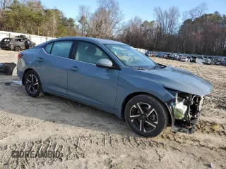 2024 Nissan Sentra SV with VIN 3N1AB8CV9RY304602, listed as a Copart auction lot 46911915 with 29,313 mi miles and Salvage Title. Bid and sale history available at DreamBid. Image 4.