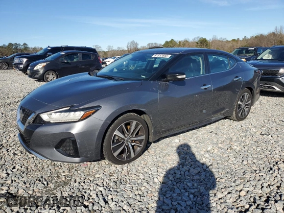 2020 Nissan Maxima SV with VIN 1N4AA6CV5LC363110, listed as a Copart auction lot 87853955 with 131,123 mi miles and Salvage Title. Bid and sale history available at carsss.com. Image 1.