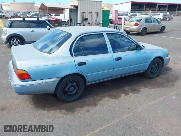 1993 Toyota Corolla with VIN JT2AE04E8P0034606, listed as a IAAI auction lot 42226816 with 78,266 mi miles and . Bid and sale history available at DreamBid. Image 4.