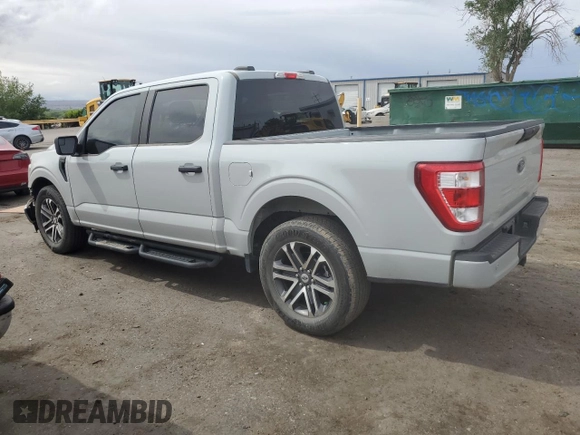 2023 Ford F-150 XL with VIN 1FTEW1CP2PFC13963, listed as a Copart auction lot 56045545 with 26,619 mi miles and Salvage title. Bid and sale history available at DreamBid. Image 2.