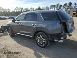 2025 Hyundai Palisade Limited z VIN KM8R54GE2SU850284, wystawiony jako Copart lot #88243795 z przebiegiem 228 mil mil oraz Szkody całkowita. Historia ofert i sprzedaży dostępna na DreamBid. Obrazek 2.