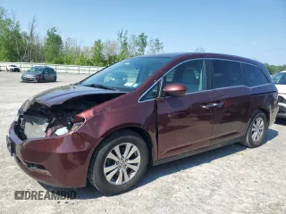 2016 Honda Odyssey EX-L z VIN 5FNRL5H66GB062177, wystawiony jako Copart lot #58846975 z przebiegiem 121 795 mil mil oraz Szkoda całkowita • Salvage title. Historia ofert i sprzedaży dostępna na DreamBid. Obrazek 1.