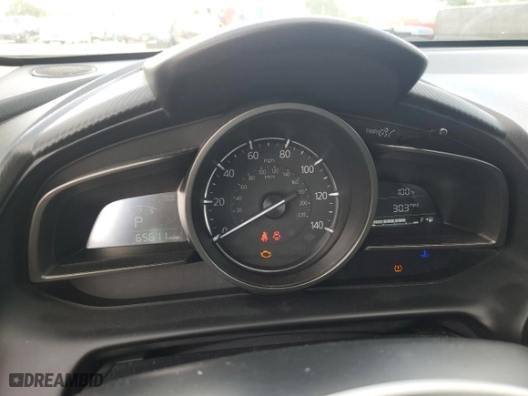 2019 Mazda CX-3 Touring with VIN JM1DKDC78K1446163, listed as a Copart auction lot 50961685 with 65,611 mi miles and Salvage Title. Bid and sale history available at carsss.com. Image 9.