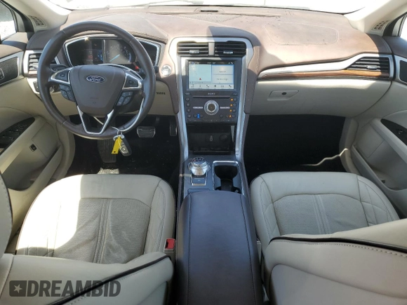 2017 Ford Fusion Titanium with VIN 3FA6P0SU6HR414181, listed as a Copart auction lot 59240095 with 57,224 mi miles and Salvage title. Bid and sale history available at DreamBid. Image 8.