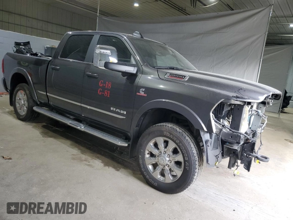 2024 Ram 2500 Limited with VIN 3C6UR5SL5RG345147, listed as a Copart auction lot 57266705 with 4,602 mi miles and Salvage title. Bid and sale history available at DreamBid. Image 4.