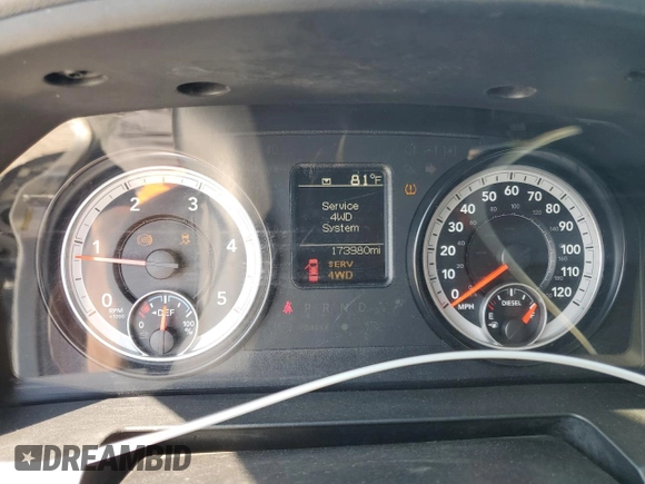 2015 Ram 2500 Tradesman с VIN 3C6UR5CL2FG566859, выставлен на аукционе Copart как лот 53813795 с пробегом 173 980 миль миль и Списание • Salvage title. История ставок и продаж доступна на DreamBid. Изображение 9.