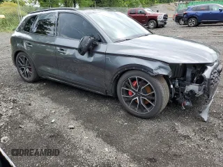 2024 Audi SQ5 Prestige with VIN WA1C4AFY9R2044000, listed as a Copart auction lot 65783364 with 6,373 mi miles and Salvage Title. Bid and sale history available at DreamBid. Image 4.