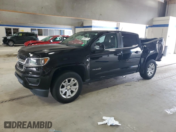 2018 Chevrolet Colorado 2WD LT with VIN 1GCGSCEAXJ1268299, listed as a Copart auction lot 60801215 with 50,527 mi miles and Salvage title. Bid and sale history available at DreamBid. Image 1.