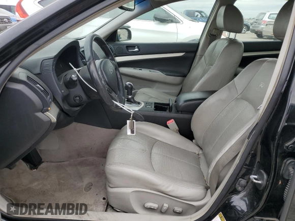 2008 Infiniti G35 Journey with VIN JNKBV61E48M206223, listed as a Copart auction lot 52557765 with 113,529 mi miles and Salvage Title. Bid and sale history available at DreamBid. Image 7.