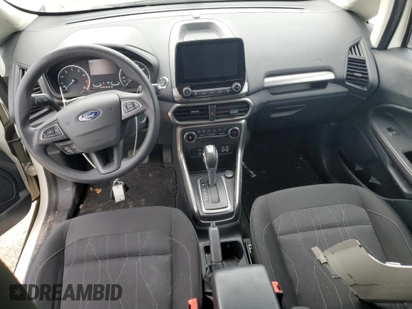 2021 Ford EcoSport SE with VIN MAJ3S2GE5MC405141, listed as a Copart auction lot 57126585 with 39,874 mi miles and Salvage title. Bid and sale history available at DreamBid. Image 8.