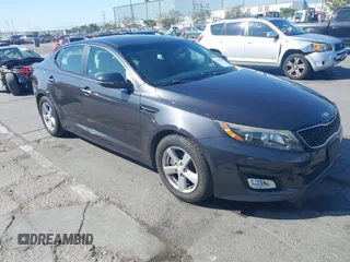 2015 Kia Optima LX with VIN 5XXGM4A71FG436336, listed as a IAAI auction lot 42587146 with 109,309 mi miles and . Bid and sale history available at DreamBid. Image 1.