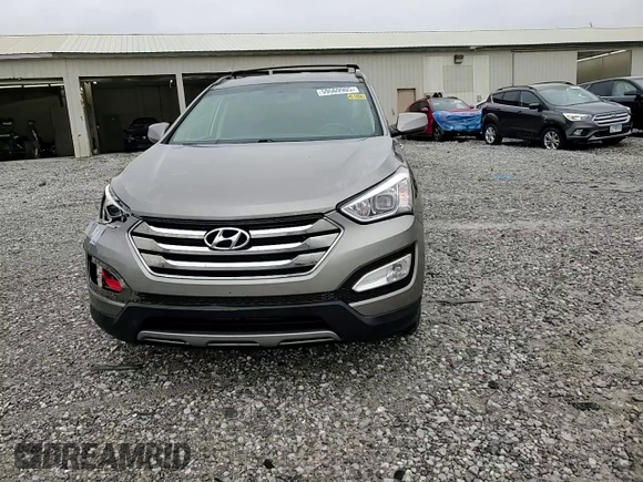 2014 Hyundai Santa Fe with VIN 5XYZU3LB1EG227984, listed as a Copart auction lot 59569905 with 102,477 mi miles and Salvage title. Bid and sale history available at DreamBid. Image 15.
