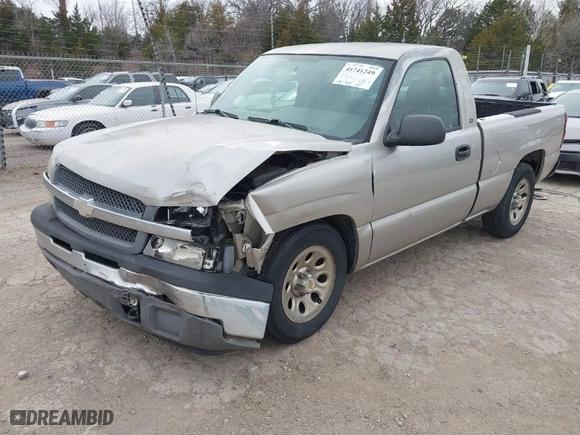 2005 Chevrolet Silverado 1500 Work Truck with VIN 1GCEC14V05Z206480, listed as a IAAI auction lot 41741249 with 184,568 mi miles. Bid and sale history available at carsss.com. Image 2.