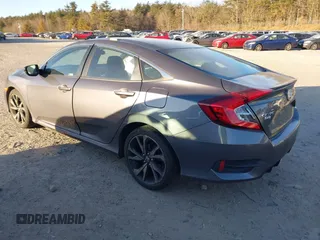 2020 Honda Civic Sedan Sport with VIN 2HGFC2F82LH516663, listed as a IAAI auction lot 41282347 with 40,451 mi miles. Bid and sale history available at carsss.com. Image 3.