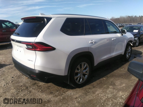 2024 Toyota Highlander XLE z VIN 5TDAAAA51RS004067, wystawiony jako IAAI lot #41421260 z przebiegiem 33 536 mil mil oraz . Historia ofert i sprzedaży dostępna na DreamBid. Obrazek 4.