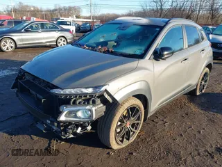 2021 Hyundai Kona Night Edition with VIN KM8K6CA59MU709345, listed as a IAAI auction lot 41197189 with 29,329 mi miles and . Bid and sale history available at carsss.com. Image 2.