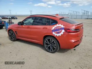 2020 BMW X4 M z VIN 5YMUJ0C08LLU67316, wystawiony jako Copart lot #53398995 z przebiegiem 34 470 mil mil oraz Szkody całkowita. Historia ofert i sprzedaży dostępna na DreamBid. Obrazek 2.
