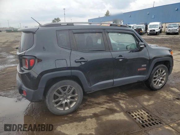 2016 Jeep Renegade Latitude with VIN ZACCJBBT3GPD31592, listed as a Copart auction lot 55438315 with 165,912 mi miles and Clean Title. Bid and sale history available at DreamBid. Image 3.