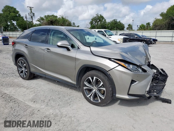 2017 Lexus RX 450h with VIN 2T2BGMCAXHC008829, listed as a Copart auction lot 61410365 with 70,463 mi miles and Salvage title. Bid and sale history available at DreamBid. Image 4.