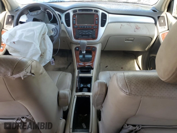 2007 Toyota Highlander Hybrid w/3rd Row with VIN JTEDW21A970021759, listed as a Copart auction lot 71891704 with 0 mi miles and Salvage Title. Bid and sale history available at carsss.com. Image 8.