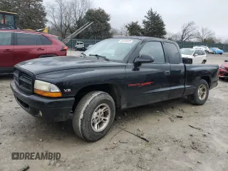 1999 Dodge Dakota SLT with VIN 1B7GL22X0XS275846, listed as a Copart auction lot 42619635 with 176,527 mi miles and Salvage Title. Bid and sale history available at carsss.com. Image 1.