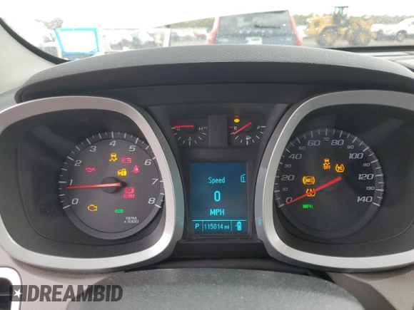 2012 Chevrolet Equinox 2LT with VIN 2GNFLNEK7C6294038, listed as a Copart auction lot 53392355 with 115,014 mi miles and Clean Title. Bid and sale history available at DreamBid. Image 9.