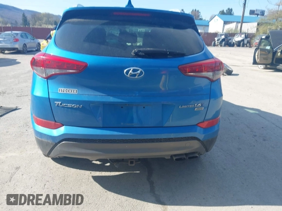 2016 Hyundai Tucson Eco with VIN KM8J3CA24GU054350, listed as a IAAI auction lot 41983769 with 132,424 mi miles. Bid and sale history available at carsss.com. Image 16.