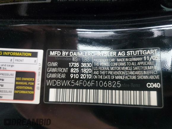 2006 Mercedes-Benz SLK 280 z VIN WDBWK54F06F106825, wystawiony jako Copart lot #88757115 z przebiegiem 71 383 mil mil oraz Szkody całkowita. Historia ofert i sprzedaży dostępna na DreamBid. Obrazek 14.