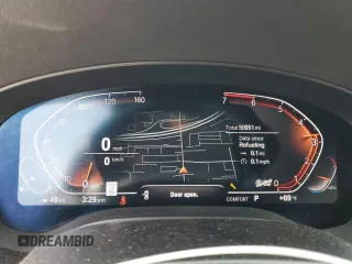 2020 BMW 5 Series 530i with VIN WBAJR3C07LCD74759, listed as a Copart auction lot 47427915 with 50,951 mi miles and Salvage Title. Bid and sale history available at DreamBid. Image 9.