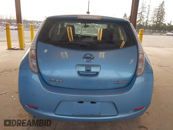 2015 Nissan LEAF SV with VIN 1N4AZ0CP3FC332529, listed as a IAAI auction lot 41760939 with 60,503 mi miles. Bid and sale history available at carsss.com. Image 16.