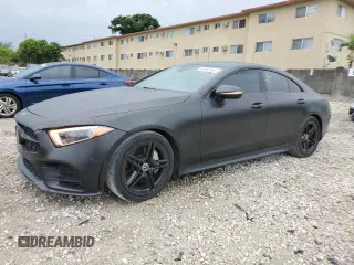 2019 Mercedes-Benz CLS with VIN WDD2J5JB7KA031428, listed as a Copart auction lot 62647904 with 0 mi miles and Non Repairable. Bid and sale history available at carsss.com. Image 1.