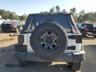 2018 Jeep Wrangler JK Unlimited Sport S with VIN 1C4BJWDG9JL876212, listed as a Copart auction lot 75464204 with 79,136 mi miles and Salvage Title. Bid and sale history available at carsss.com. Image 6.